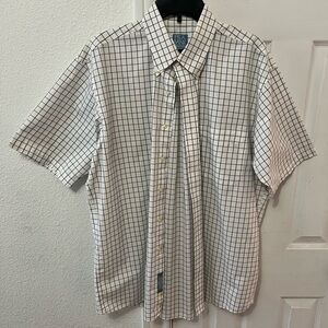 Jos. A. Bank Black and White Casual Button Down Shirt